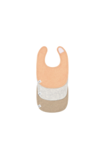 Lassig Lassig Newborn bib 3 pack - Apricot/Grey/Nature melange