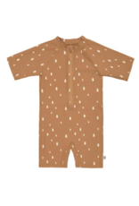 Lassig Lassig Short Sleeve Sunsuit Bricks Caramel