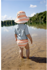 Lassig Lassig Sun Protection Bucket Hat Block Stripes Milky/Peach