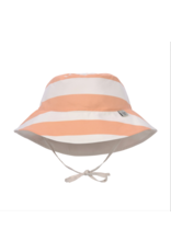 Lassig Lassig Sun Protection Bucket Hat Block Stripes Milky/Peach