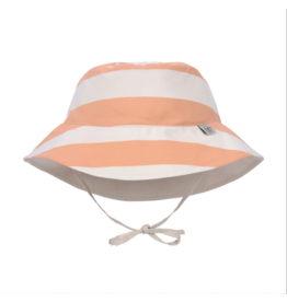 Lassig Lassig Sun Protection Bucket Hat Block Stripes Milky/Peach