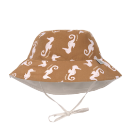 Lassig Lassig Sun Protection Bucket Hat Seahorse Caramel