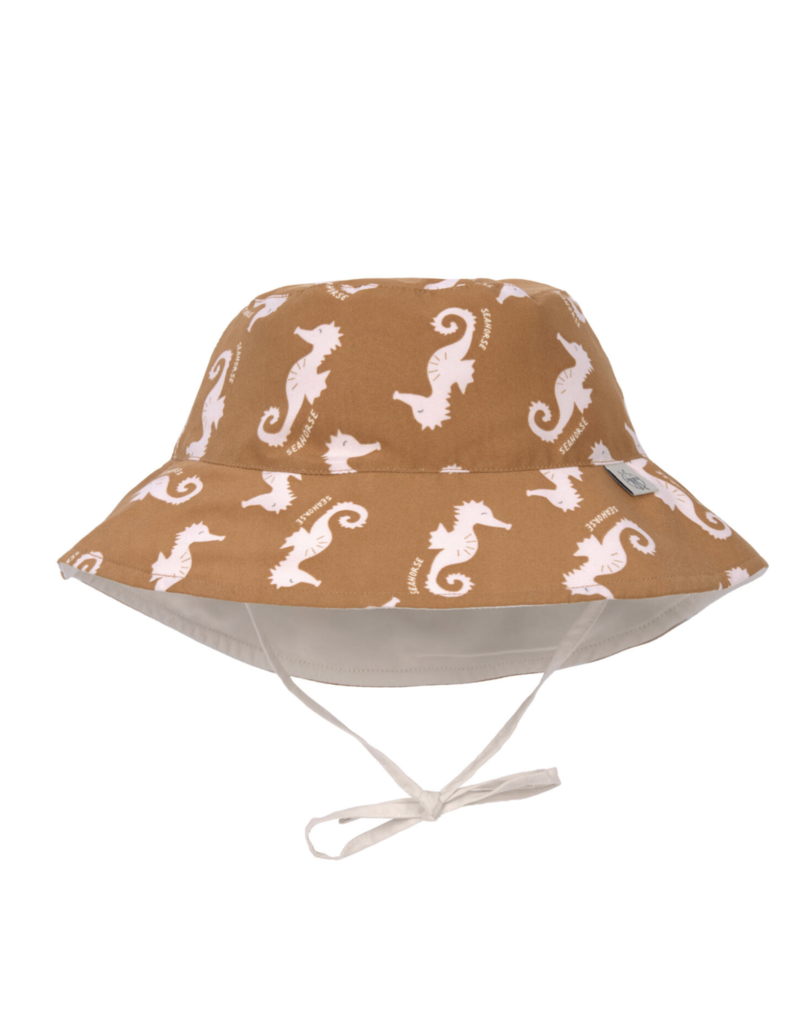 Lassig Lassig Sun Protection Bucket Hat Seahorse Caramel