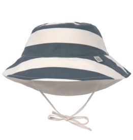 Lassig Lassig Sun Protection Bucket Hat Block Stripes Milky/Blue
