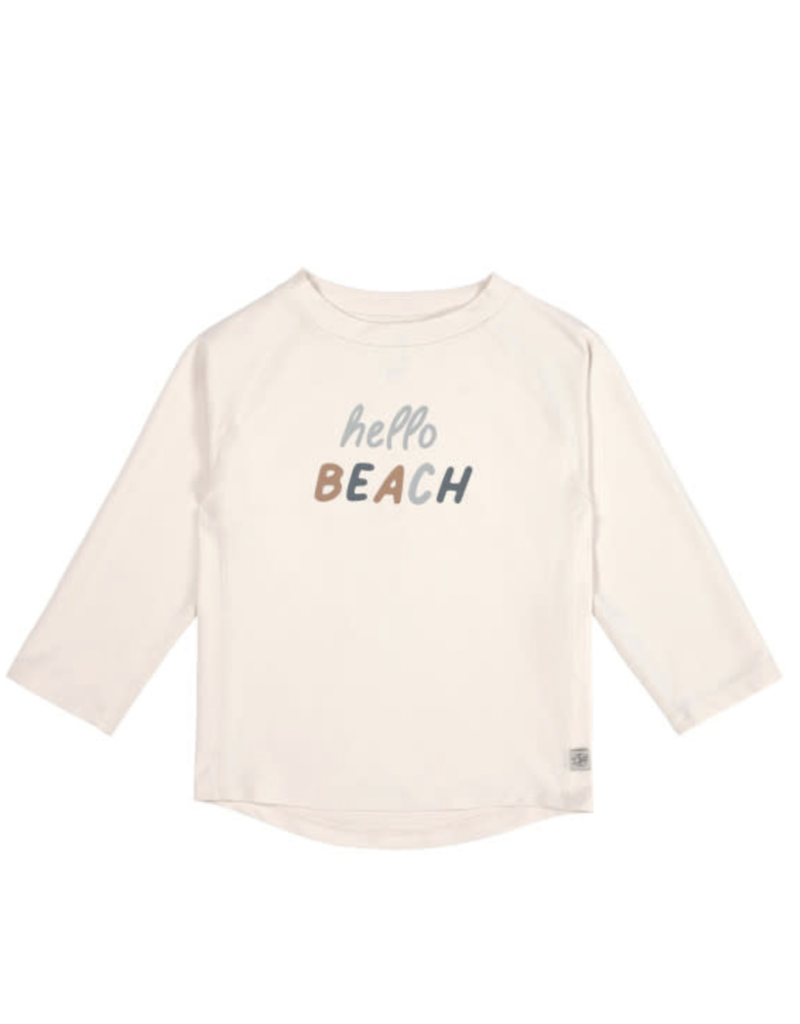 Lassig Lassig Long Sleeve Rashguard Hello Beach Milky