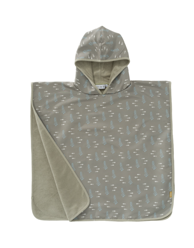 Fresk Fresk Poncho Ocean Blue - One Size