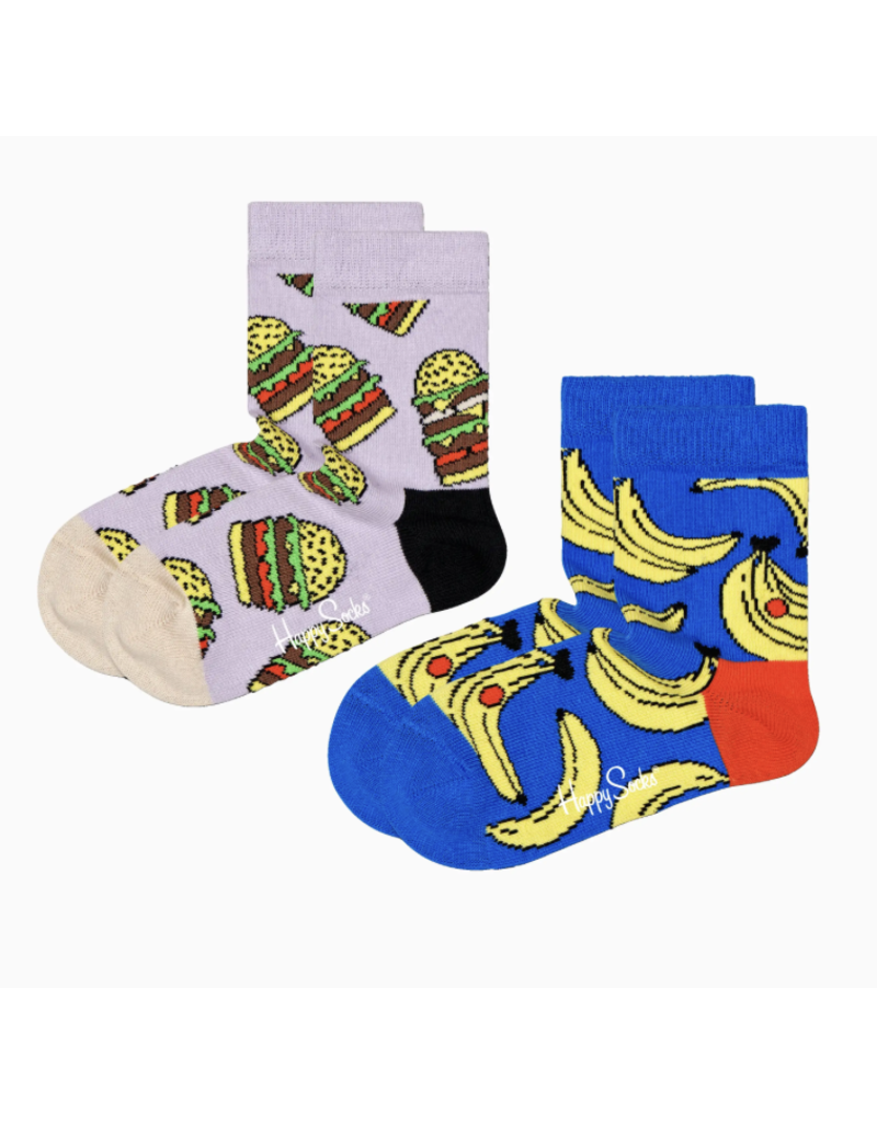 Happy Socks Happy Socks 2-pack Lunchtime Sock