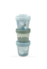 Done by Deer Done by deer  Baby food container 3-pack Croco  Green