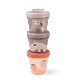 Done by Deer Done by deer  Baby food container 3-pack Ozzo powder