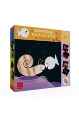 Clavis Clavis Duo puzzel Klein wit visje Tellen