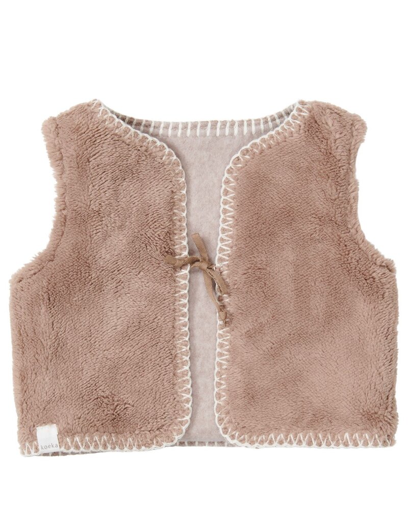 Koeka Koeka Baby Gilet Reverisble Denver Clay/Chestnut