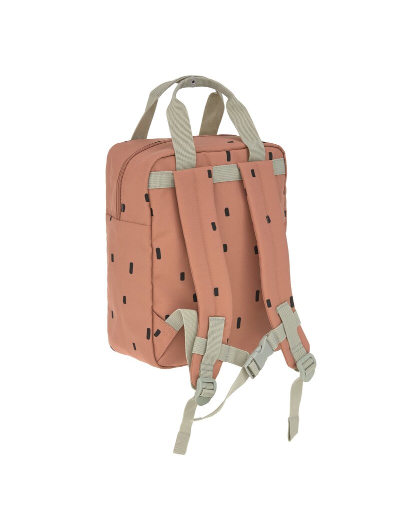 Lassig Lassig Mini Square Backpack Happy Prints Caramel