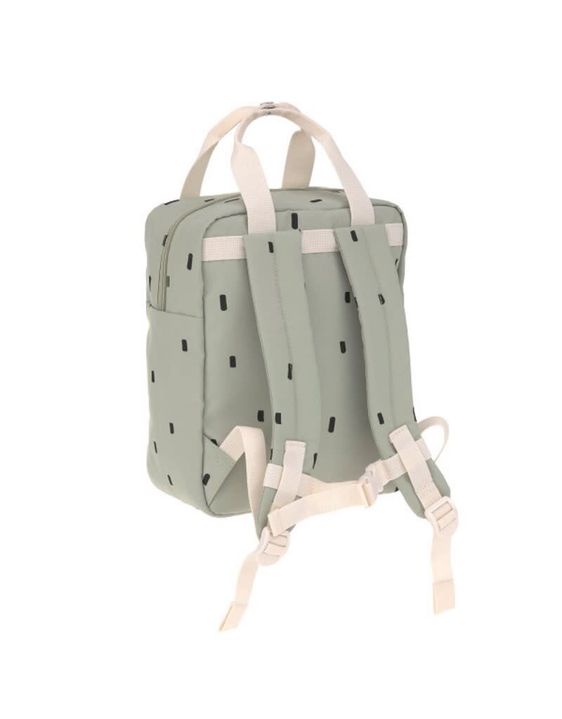 Lassig Lassig Mini Square Backpack Happy Prints Olive