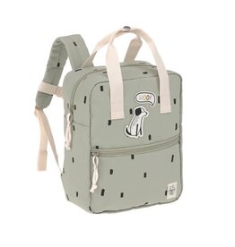 Lassig Lassig Mini Square Backpack Happy Prints Olive