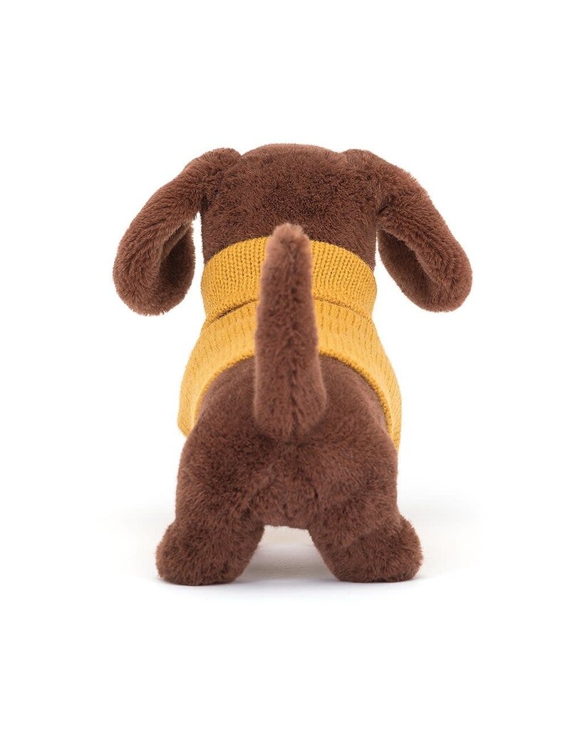 Jellycat Jellycat Yellow sweater sausage dog