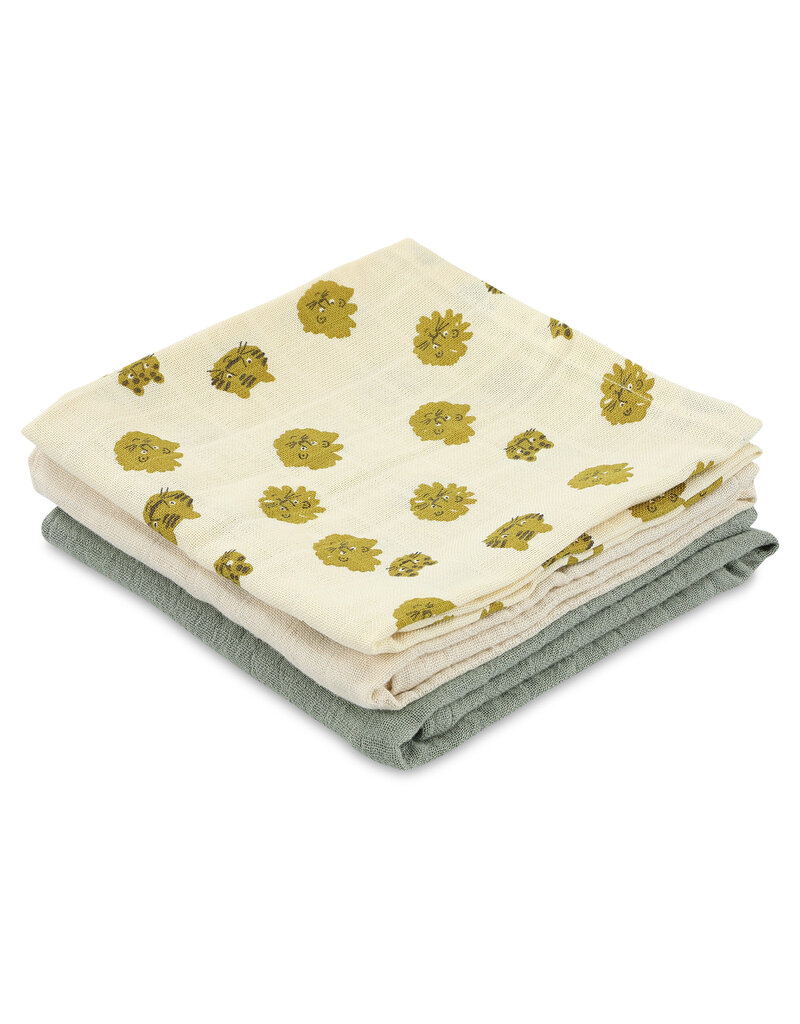 Trixie Trixie Tetradoeken 3-pack mix  Lucky Leopard 55x55cm