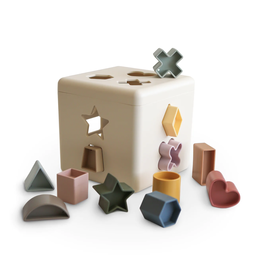 Mushie Mushie Shape Sorting Box