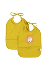 Trixie Trixie Afwasbaar slabbetje 2-pack Mr. Lion