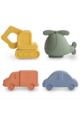 Mushie Mushie Badspeeltjes vehicles mold free