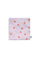 Lassig Lassig Snack Bag 2 pcs Happy Rascals Hearts Lavender