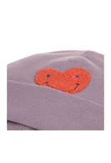 Lassig Lassig merino beanie little gang heart lavender 1-3 years