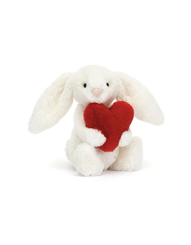 Jellycat Jellycat Bashful Red Love Heart Bunny Little