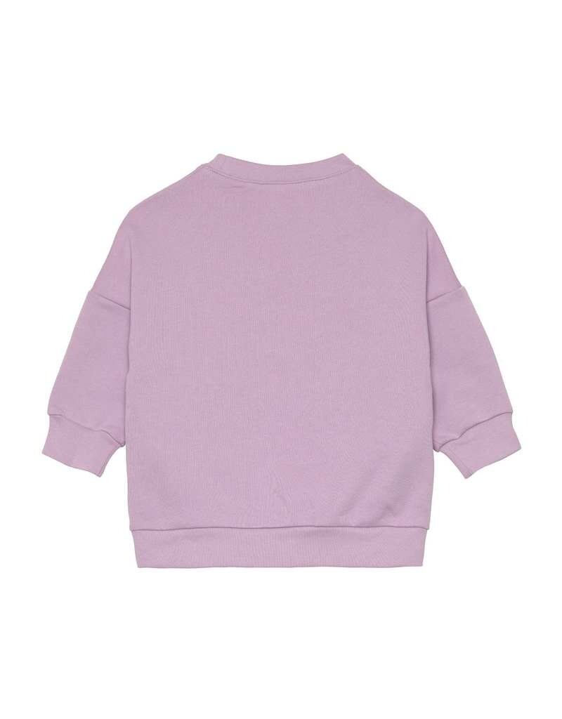 Lassig Lassig sweater GOTS Little Gang Rainbow Lilac