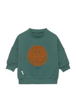 Lassig Lassig sweater GOTS Little Gang Smile Ocean green