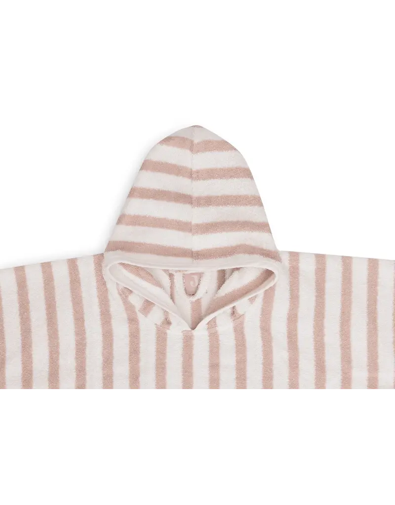 Jollein Jollein Poncho Stripe Wild Rose