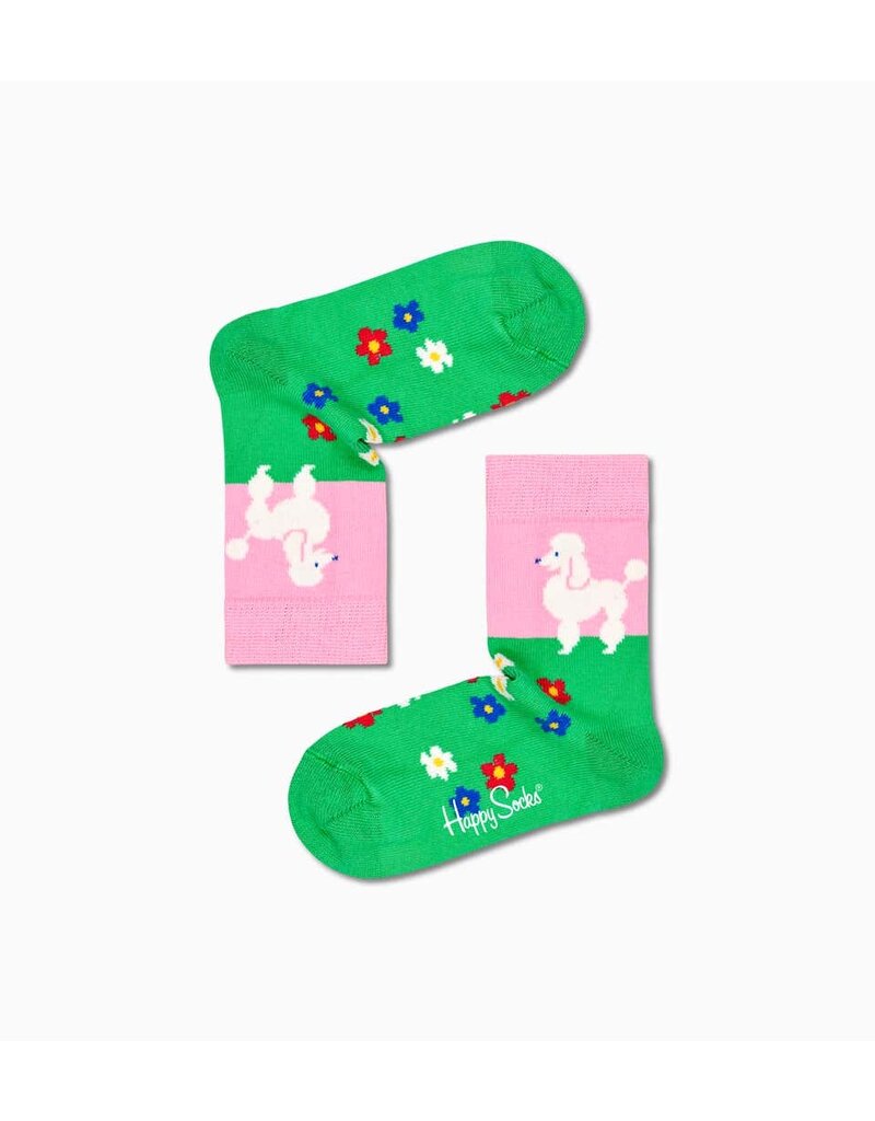 Happy Socks Happy Socks Poodle & Flowers Socks 1pack