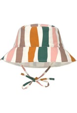 Lassig Lassig Sun Protection Bucket Hat Waves pink/nature