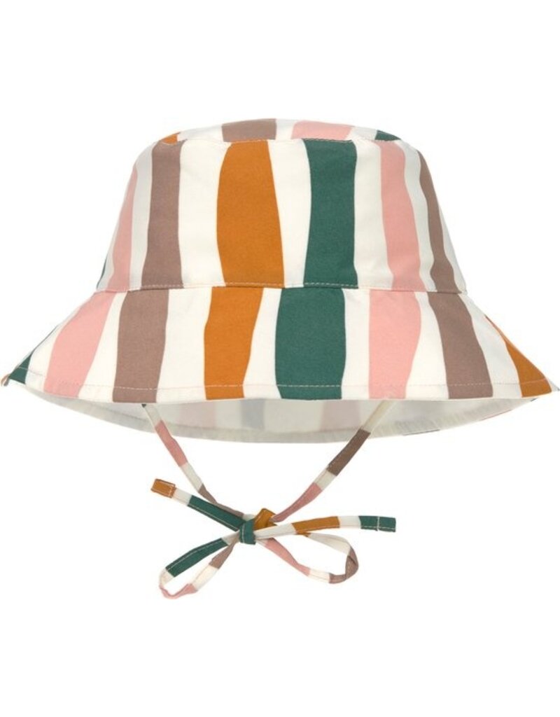 Lassig Lassig Sun Protection Bucket Hat Waves pink/nature