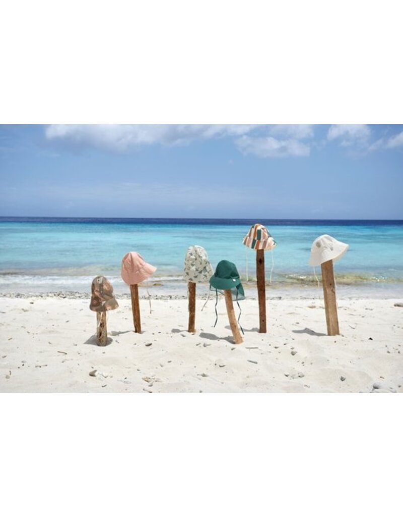 Lassig Lassig Sun Protection Bucket Hat Waves pink/nature