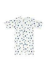 Lassig Lassig Short Sleeve Sunsuit Spots blue/nature