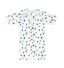 Lassig Lassig Short Sleeve Sunsuit Spots blue/nature