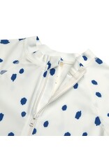 Lassig Lassig Short Sleeve Sunsuit Spots blue/nature