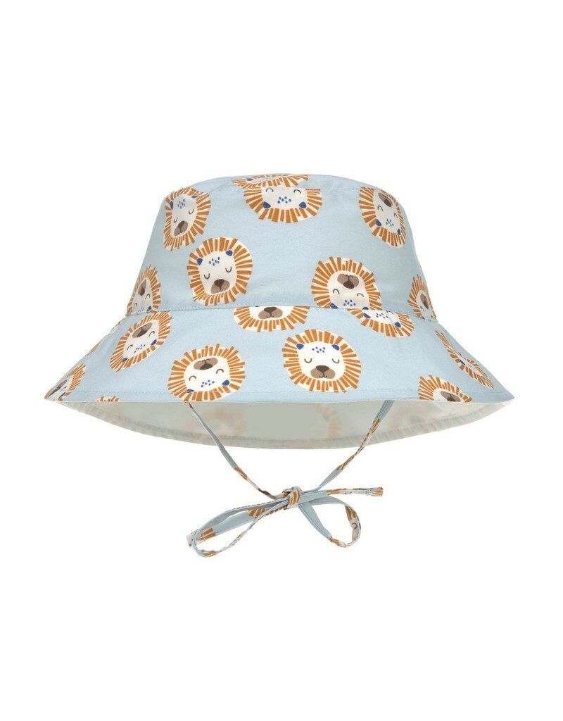 Lassig Lassig Sun Protection Bucket Hat Lion Powder Blue