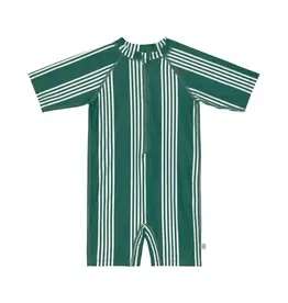 Lassig Lassig Short Sleeve Sunsuit Stripes green/  nature