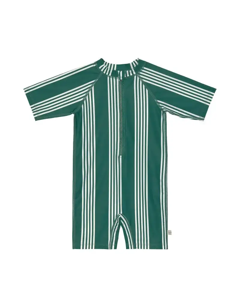 Lassig Lassig Short Sleeve Sunsuit Stripes green/  nature