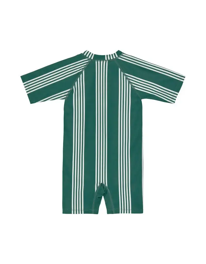 Lassig Lassig Short Sleeve Sunsuit Stripes green/  nature