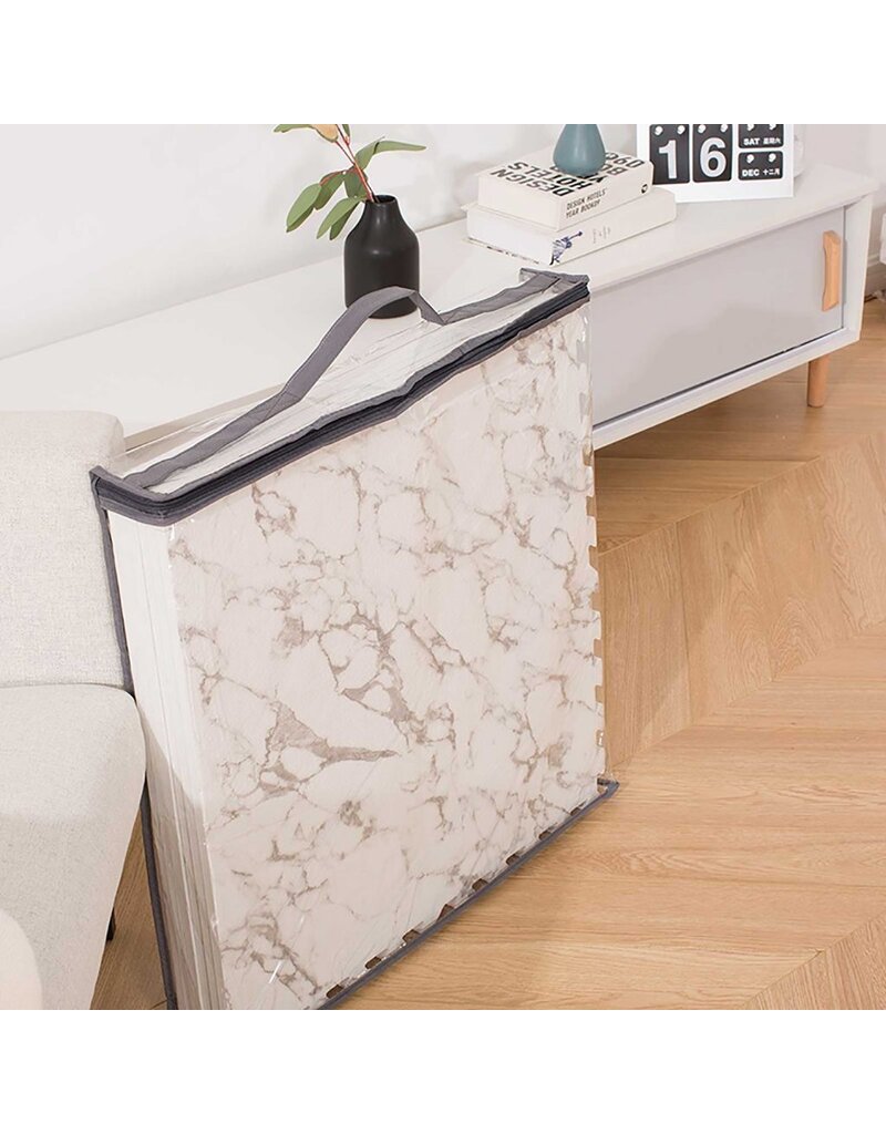 Evibell Evibell Puzzel Speelmat Marble Grey 120 x 180cm