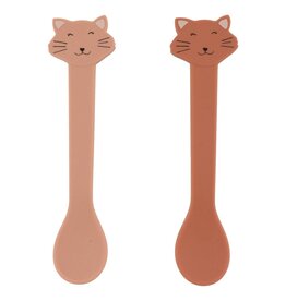 Trixie Trixie Siliconen lepel 2-pack Mrs. Cat