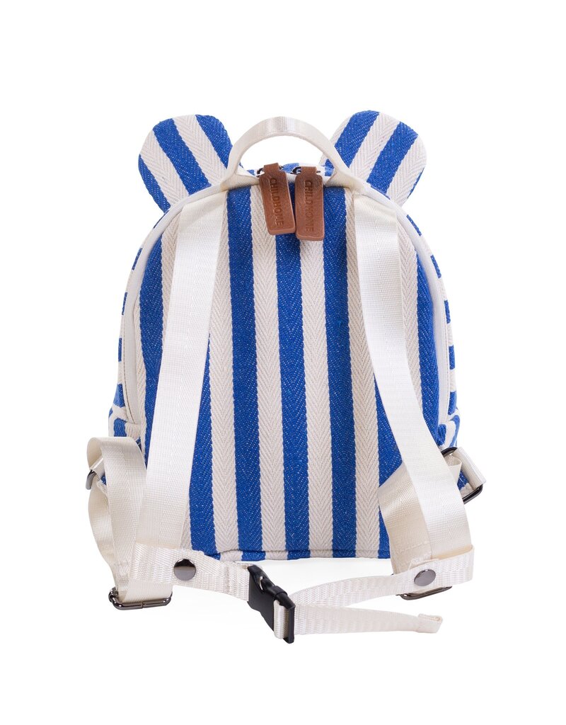 Childhome Childhome My First Bag rugzakje Stripes Electric Blue/Light Blue