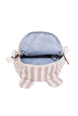 Childhome Childhome My First Bag rugzakje Stripes Nude/Terracotta