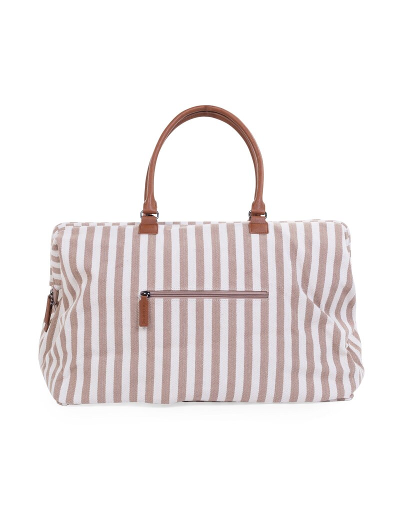 Childhome Childhome Mommy Bag Stripes Nude/Terracotta