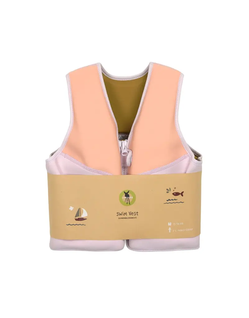 Lassig Lassig Swim Vest lavender/apricot 2-6y