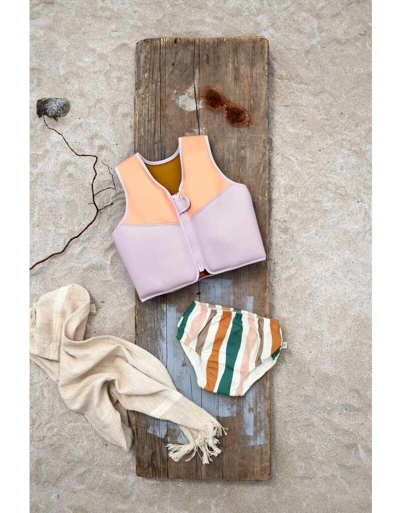 Lassig Lassig Swim Vest lavender/apricot 2-6y