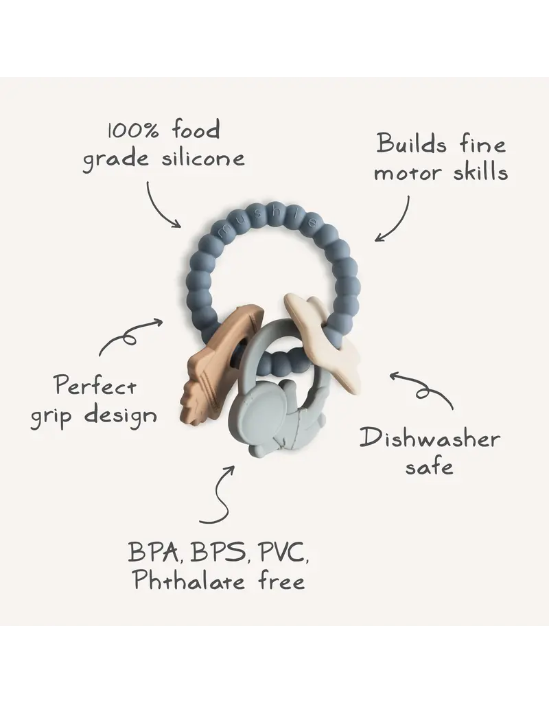 Mushie Mushie Teething Ring Space