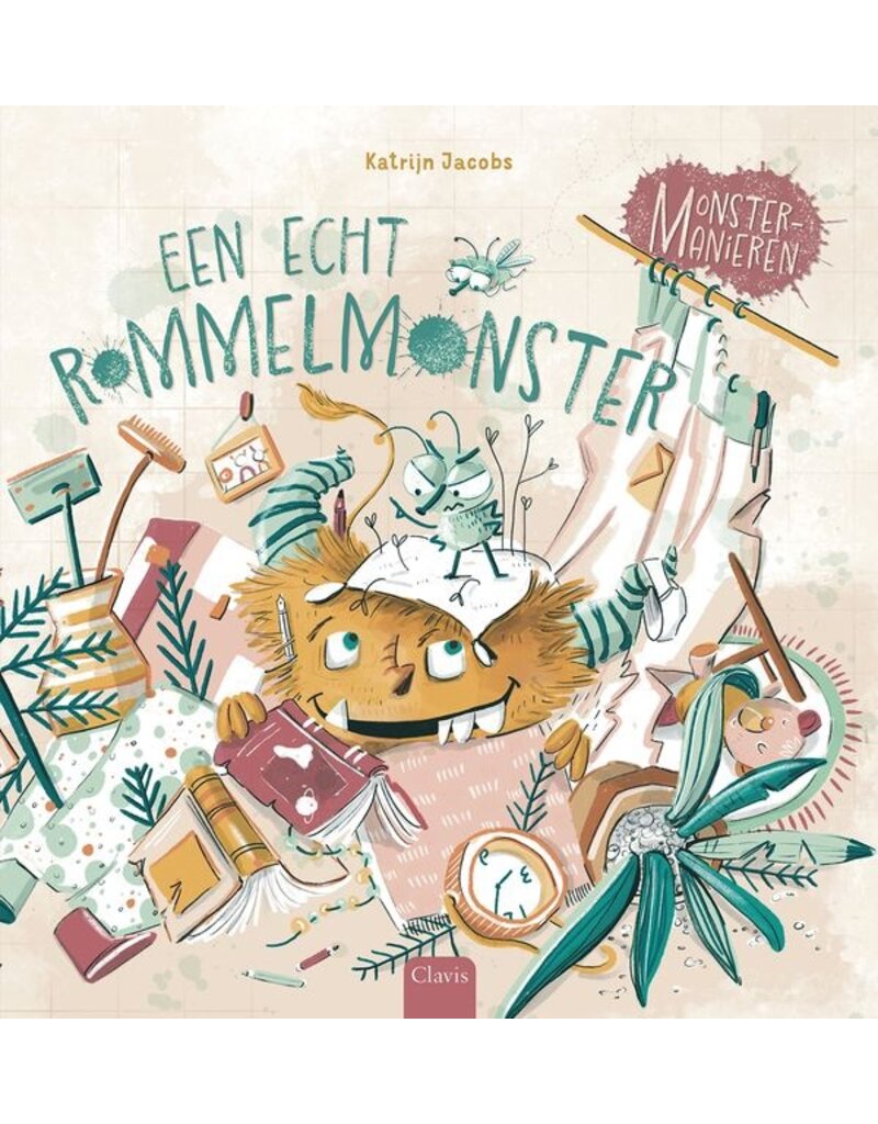 Clavis Clavis boek "Een echt rommelmonster"