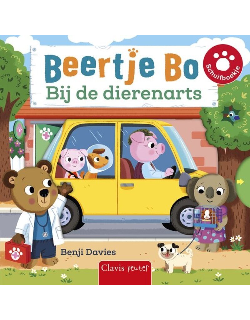 Clavis Clavis schuifboekje "Beertje Bo: Bij de dierenarts"